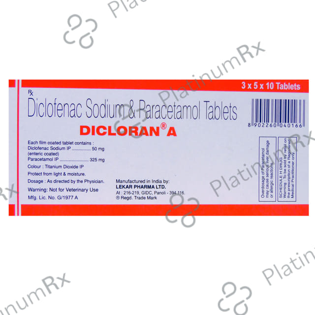 Dicloran A 50 mg/650 mg Tablet