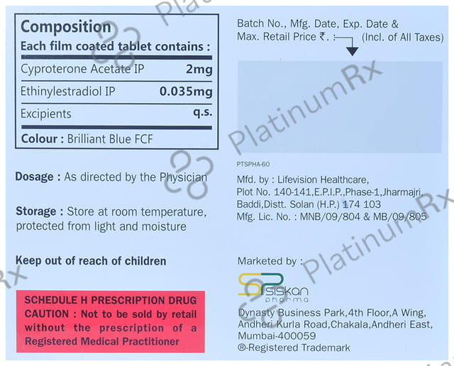 Sismyo M 35 2/0.035mg Tablet 21s