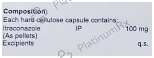 Itrostred 100mg Capsule 10s
