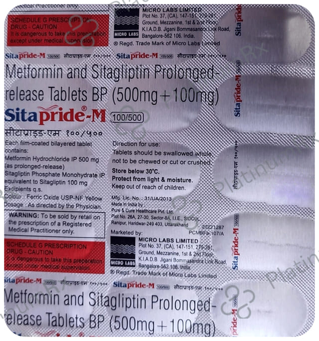 Sitapride-M 1000/500 Tablet SR