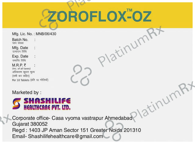 Zoroflox-OZ Tablet