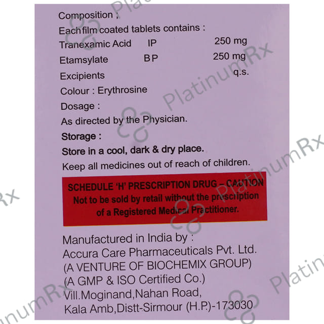 Hemocog ET 250/250mg Tablet 10s