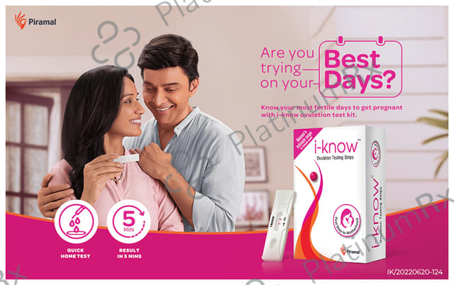 I Know Ovulation Testing Strip Kit 5s