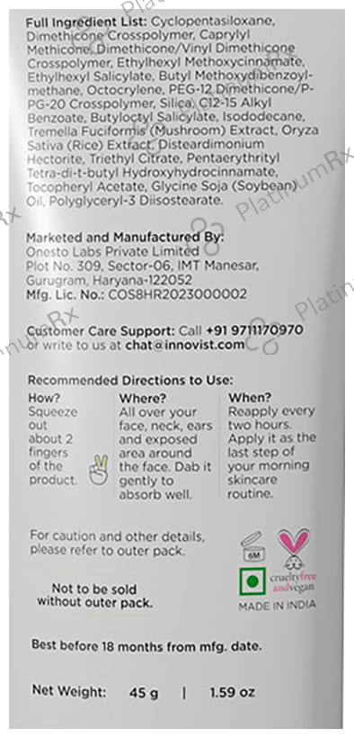 Sun Scoop Invisible Primer SPF 50 PA+++ Cream45gm