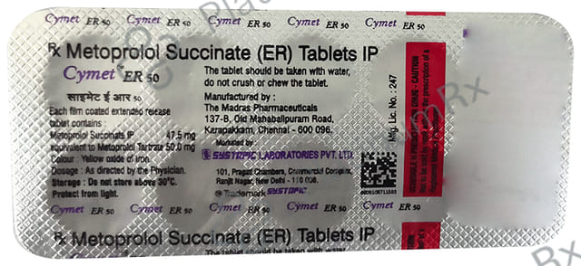 Cymet ER 50mg Tablet 10s