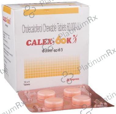 Calex 60K Chewable Tablet 1s