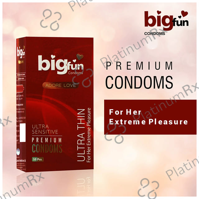 Bigfun Ultra Sensitive Premium Ultra Thin Condom 10s