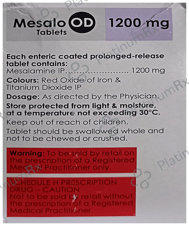 Mesalo OD 1200mg Tablet 10s