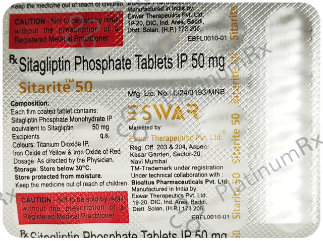 Sitarite 50mg Tablet 15s