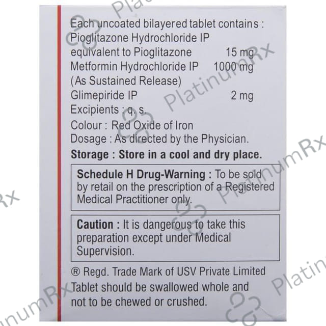 Pioz MF G 2 Forte Tablet SR