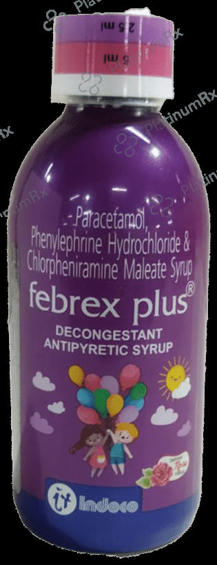 Febrex Plus Delicious Rose Syrup 100ml