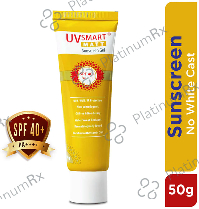 UVsmart Matt Sunscreen Gel 50gm