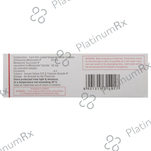 Olsar M 50/20mg Tablet ER 10s