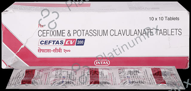 Ceftas CV 200/125mg Tablet 10s
