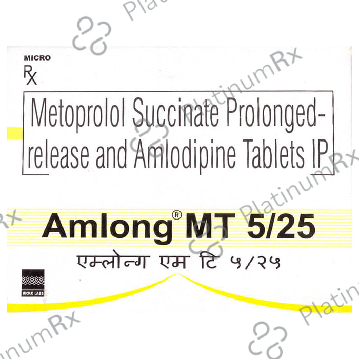 Amlong MT 5/25mg Tablet PR 15s