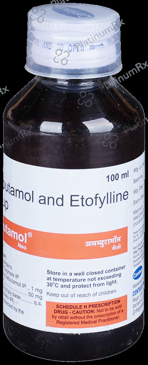 Albutamol Neo 50/1mg Syrup 100ml