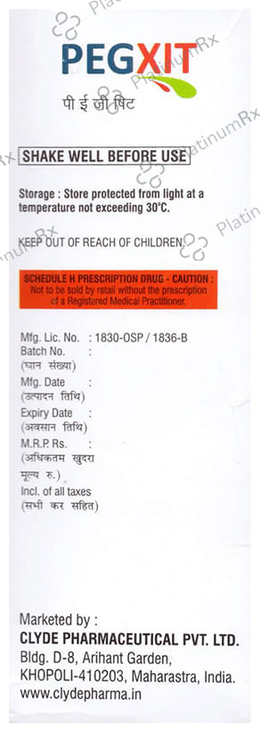 Pegxit Oral Solution 200 Oral Solution
