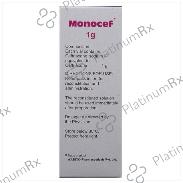 Monocef 1gm Injection 1s