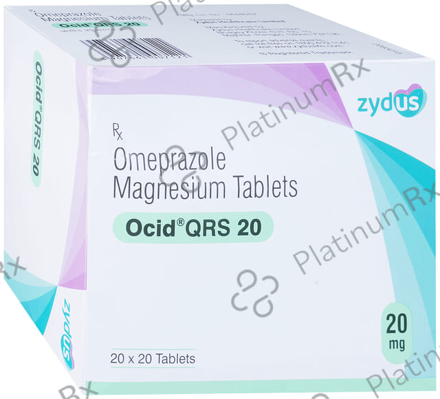 Ocid QRS 20mg Tablet 20s