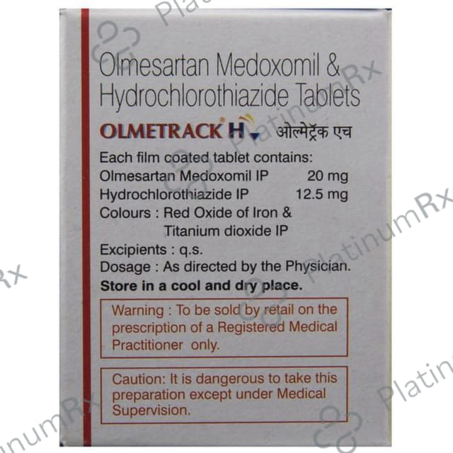 Olmetrack H 12.5/20mg Tablet 10s