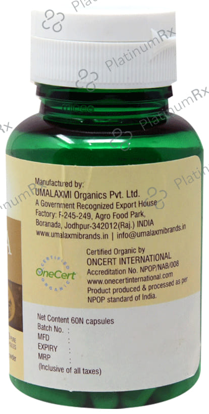 Umalaxmi Organics Triphala Veg Capsules