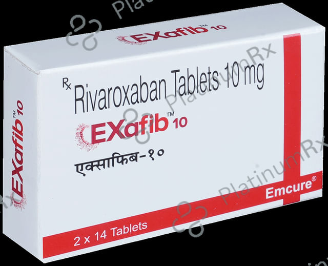 Exafib 10mg Tablet 14s