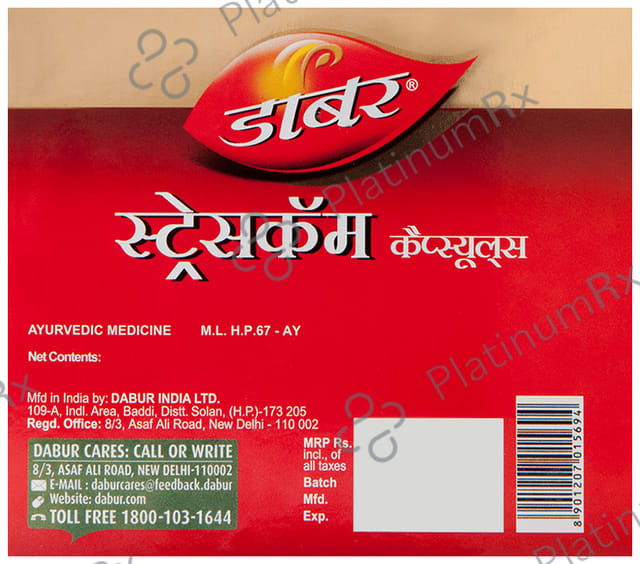 Dabur Stresscom Ashwagandha Capsule 10s
