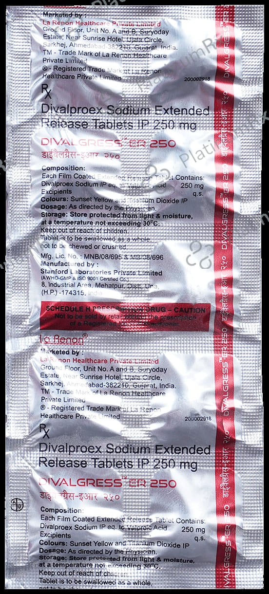 Divalgress ER 250mg Tablet 10s