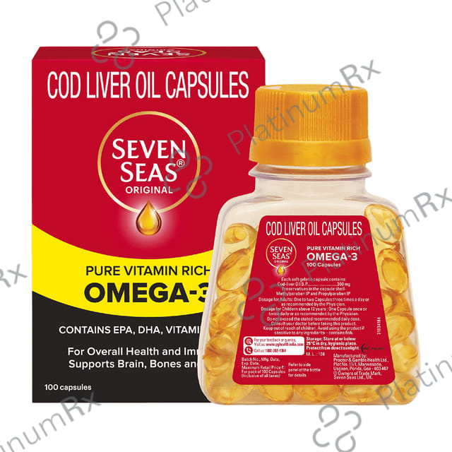 Seven Seas Original Cod Liver Oil Soft Gelatin Capsule 100s