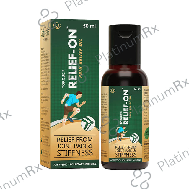 Torque's Relief-On Pain Relief Oil (50ml Each) 1 Bottle