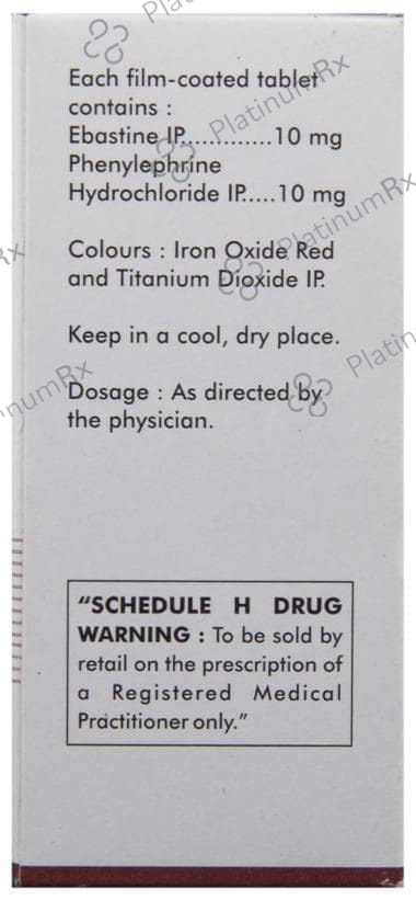 Ebast DC 10/10mg Tablet 10s