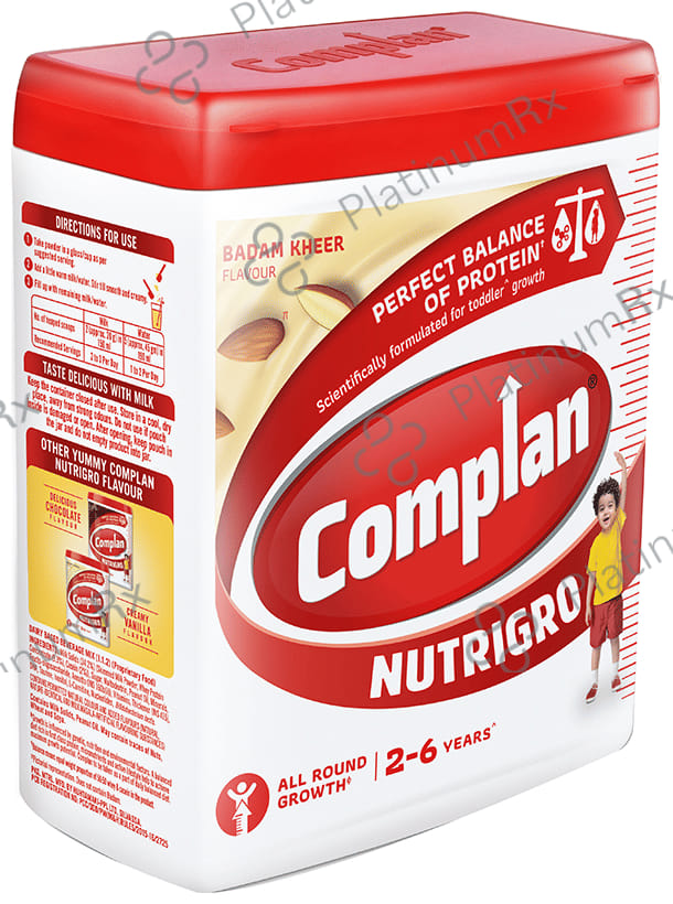 Nutrigro By Complan Protein 2 to 6 Years Badam Kheer Flavour Powder 400gm