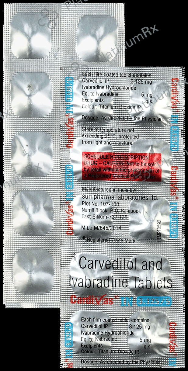 Cardivas IN 3.125/5 Tablet