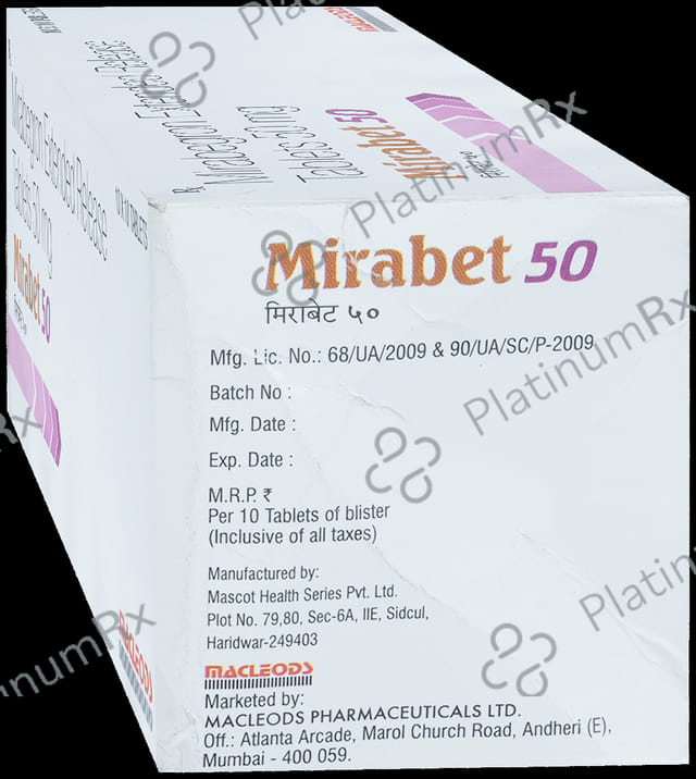 Mirabet 50 Tablet ER