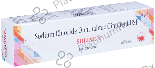 Soline 6% Eye Ointment 3gm