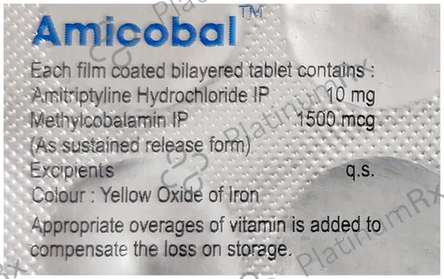 Amicobal 10mg/1500mcg Tablet 15s