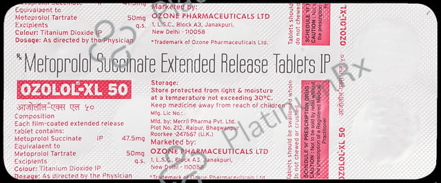 Ozolol 50mg Tablet XL 10s