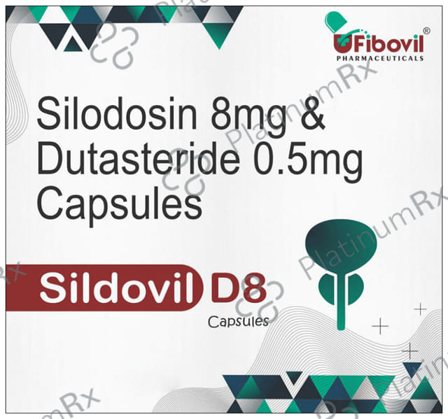 Sildovil D 8/0.5mg Capsule 10s