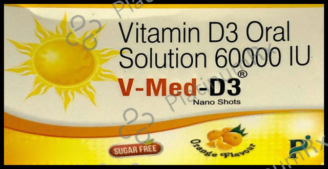 V Med D3 Nano Shots Orange Sugar Free 5ml