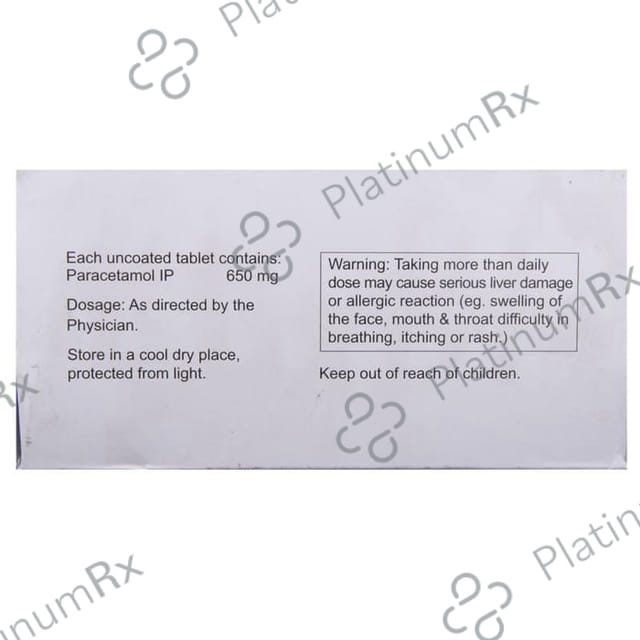 PUC 650mg Tablet 10s