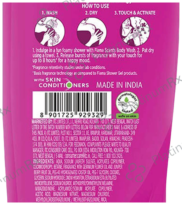 Fiama Scents Juniper & Geranium Body Wash
