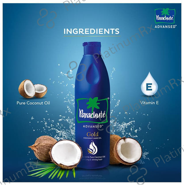 Parachute Advansed Gold Pure Coconut Hair Oil - For Long & Strong Hair
