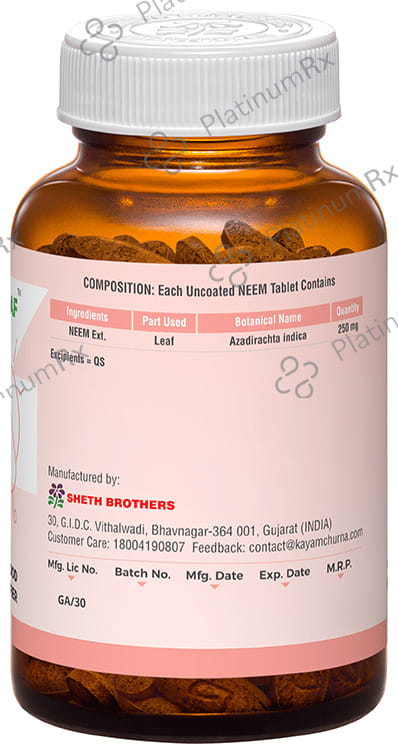 Green Leaf Neem Vegetarian Tablet 90s