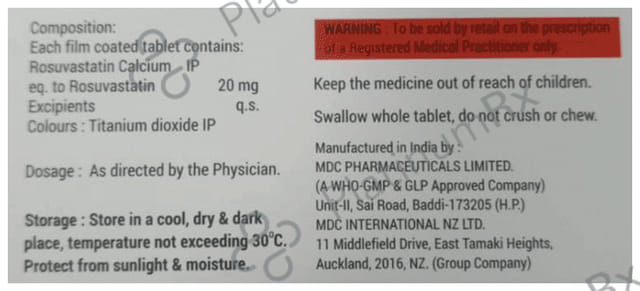 Rosuroy 20 Tablet