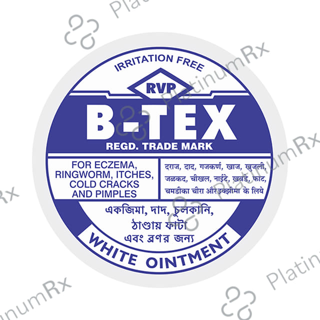 RVP B Tex White Ointment 14gm