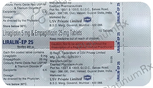 Liralin EP 25mg Tablet 10s