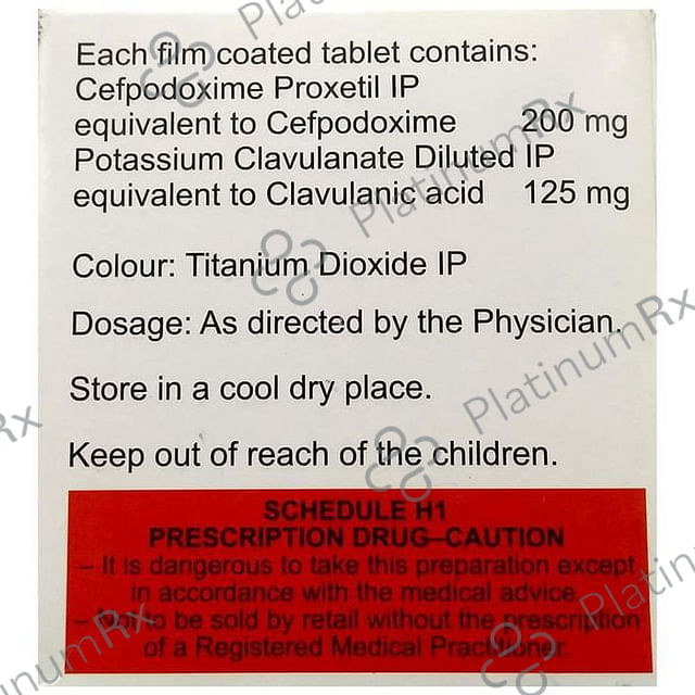 Zedocef CV 200/125mg Tablet 10s