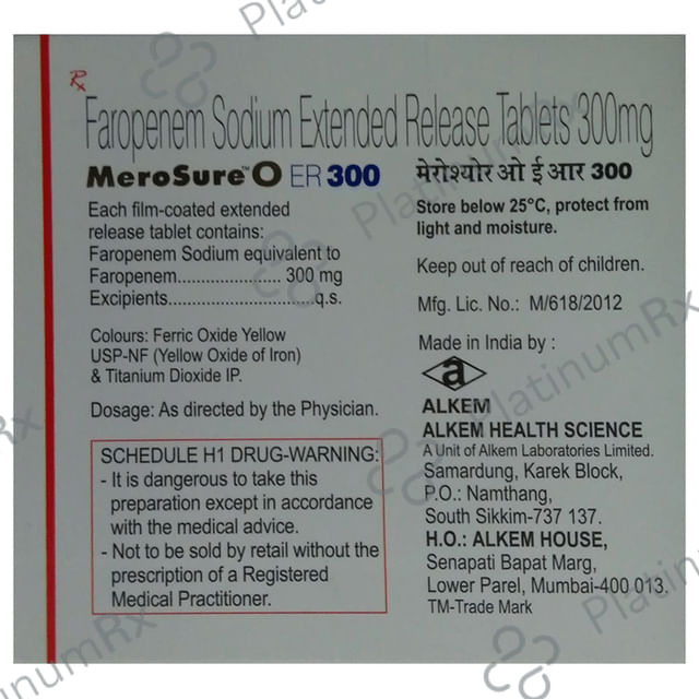 Merosure O ER 300 Tablet 6 tablets