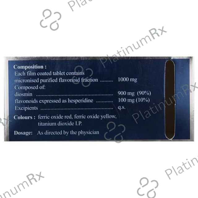 Daflon 1000mg Tablet 10 Tablet