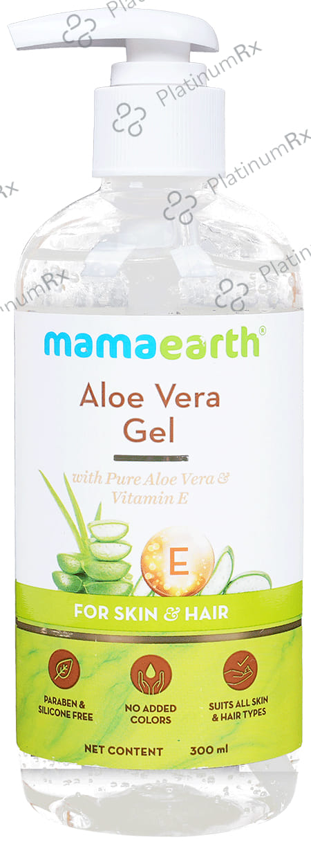 Mamaearth Aloe Vera Gel with Vitamin E for Skin & Hair - Paraben & Silicone-Free